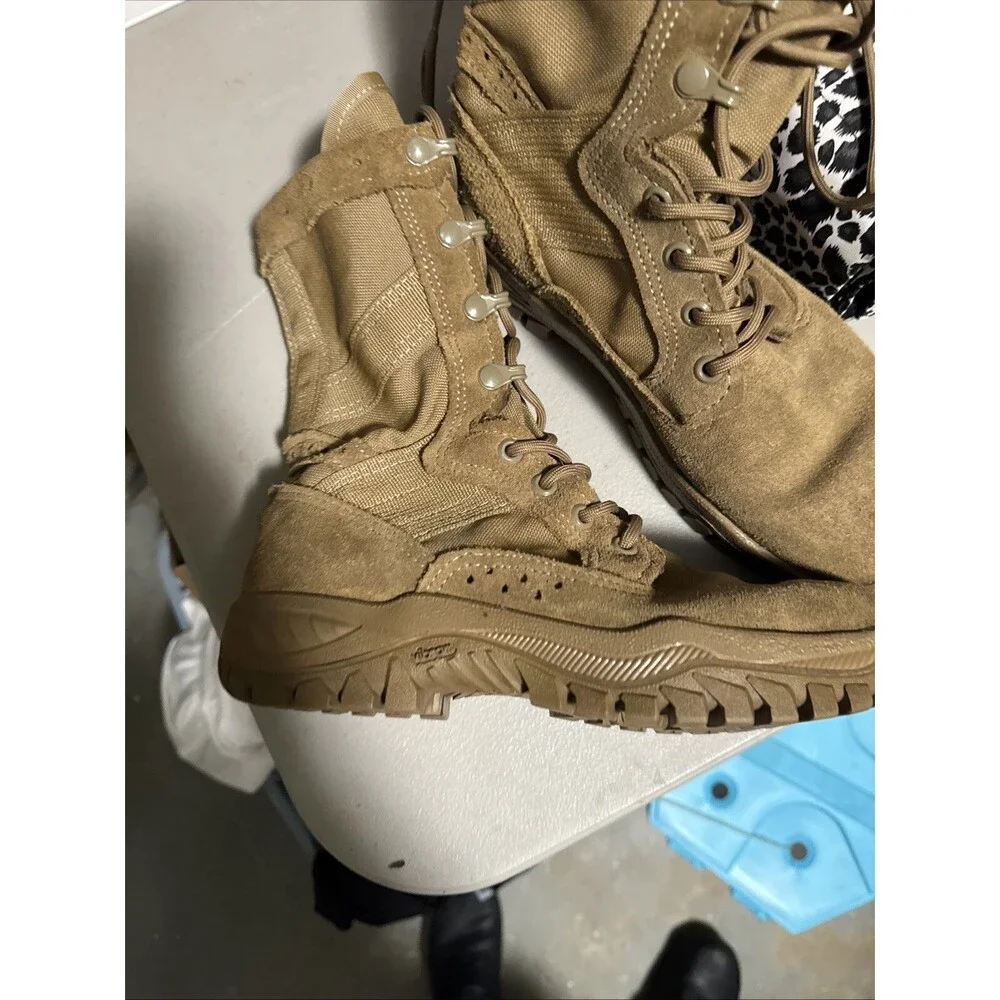 Mens Belleville Coyote Brown Flyweight C320 Boots Sz 5R Excellent Used Condition